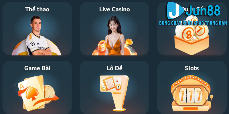 Casino Online Jun88 - Trải Nghiệm Sòng Bạc Hấp Dẫn Ngay Tại Nhà!